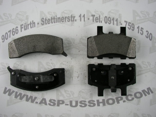 Bremsklötze Vorne - Brakepads Front  GM PU 8-Loch JD7